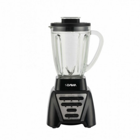 LICUADORA DAIWA DWBL10001BCK 3 VEL 1000W 2.2L VIDRIO NEGRO