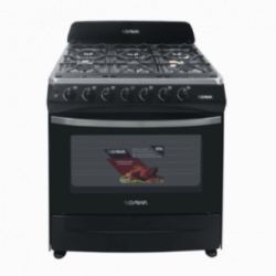 ESTUFA HORNO DAIWA DWGRS23CI30BK 30" GAS NEGRO 6Q