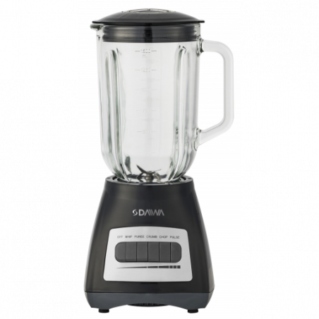 LICUADORA DAIWA DWBL350BCK 4 VEL 350W 1.5L VIDRIO NEGRO