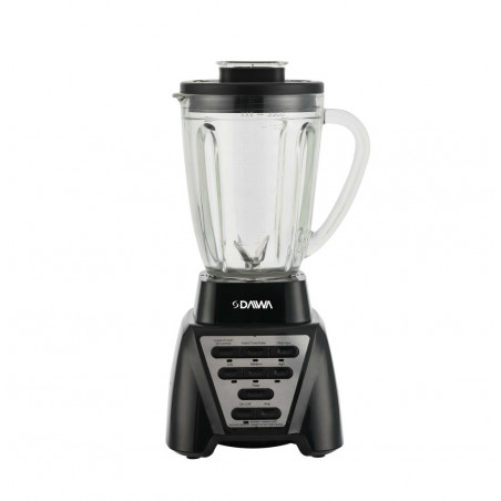 LICUADORA DAIWA DWBL10001BCK 3 VEL 1000W 2.2L VIDRIO NEGRO